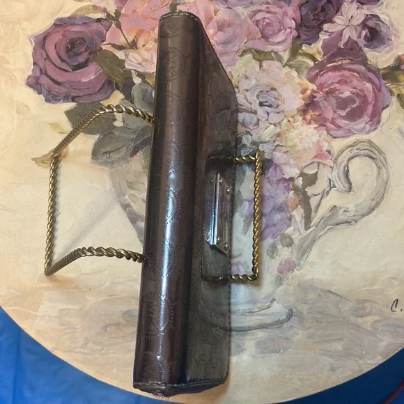 Rare Michael Kors Jet Set clutch. Grey - Picture 3 of 11